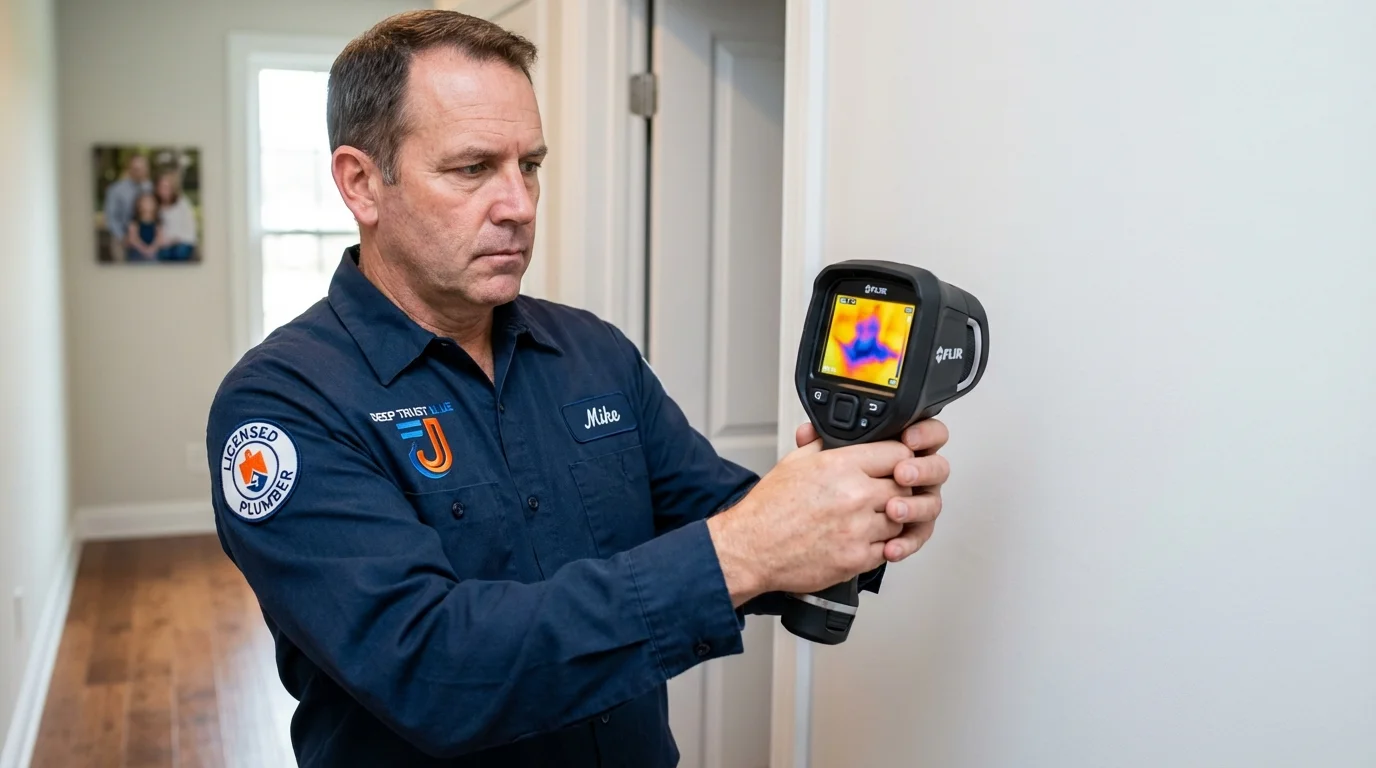 Thermal imaging leak detection by Johns Plumbing LLC in Brussels